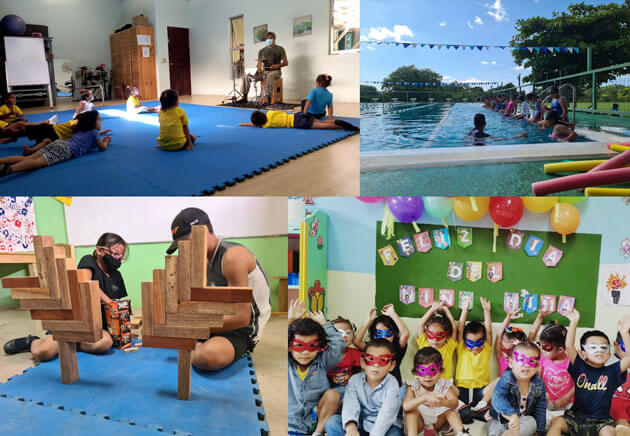 recreational activities along the support of PANI and IMAS